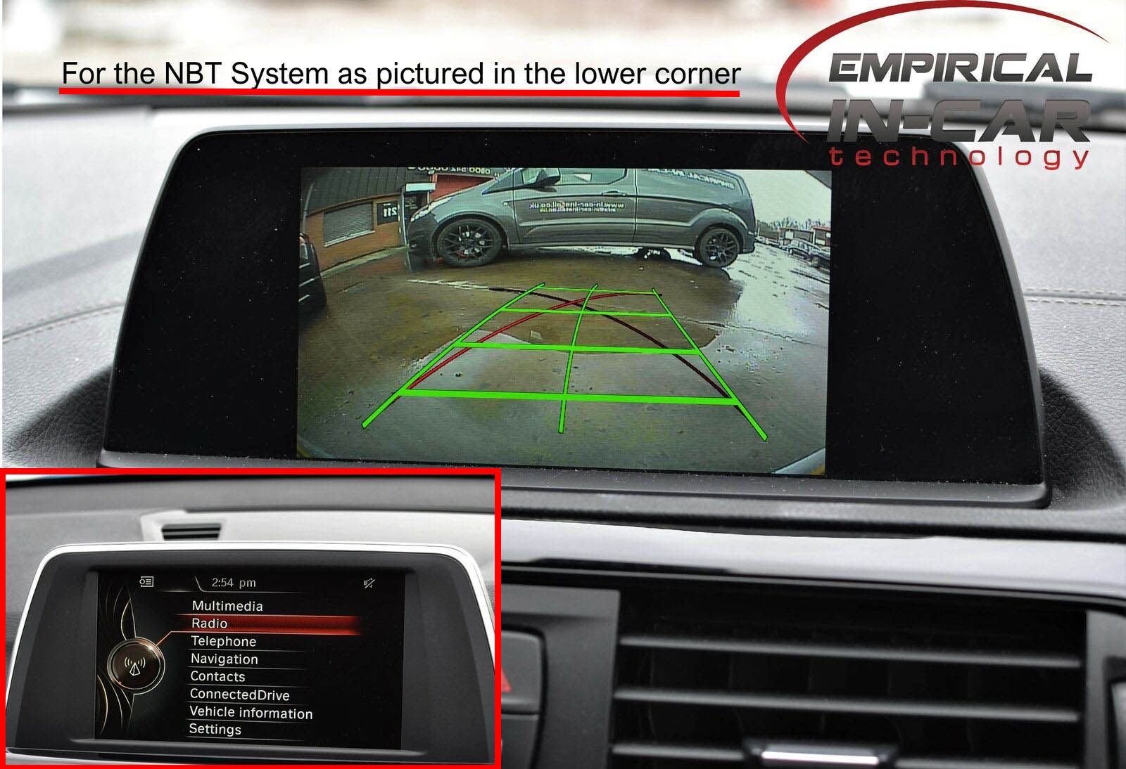 BMW 1 Series F20 ( 2013 to 2017 ) Reverse Reversing Camera Kit - NBT Screen