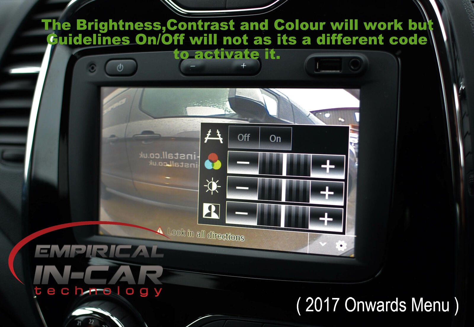 Renault Captur - Reverse Reversing Camera Kit ( 2013 to 2019 )