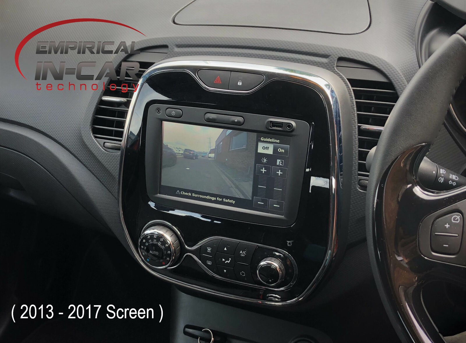 Renault Captur - Reverse Reversing Camera Kit ( 2013 to 2019 )