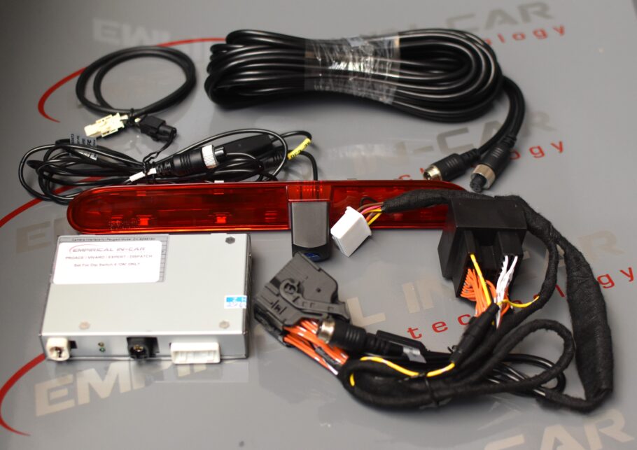 Peugeot Expert - Reverse Reversing Camera Kit ( 2017 to Mid 2024 ) Brake Light Camera ( Twin Rear Door Only )