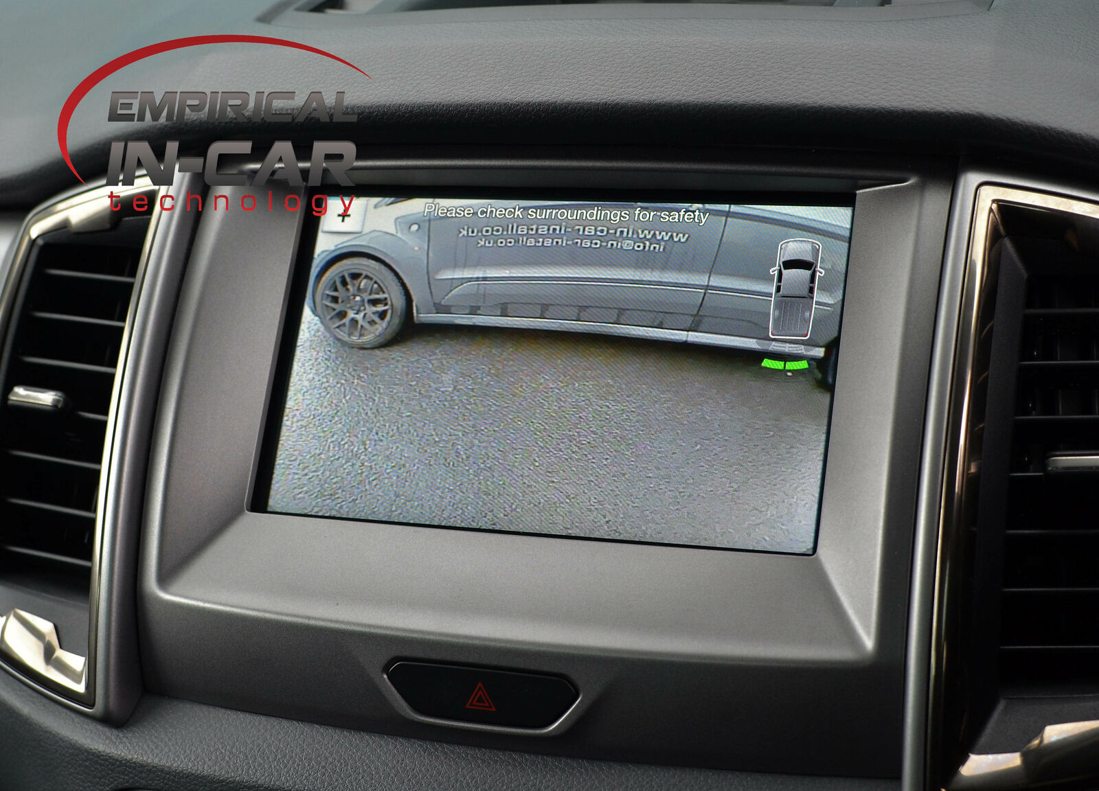 Ford Ranger Reversing Reverse Camera Kit Empirical InCar