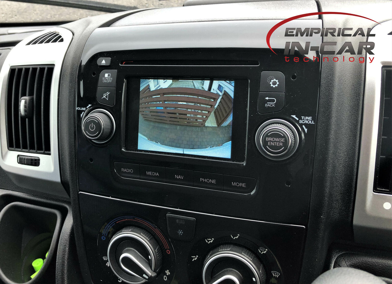 Citroen Relay Reversing Reverse Camera Kit for OEM Radio Empirical InCar